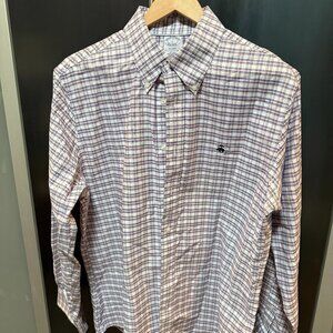 Brooks Brothers non-iron checked OCBD. Size L.